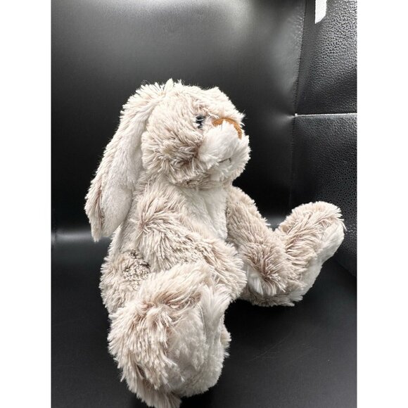 Melissa and Doug Plush Burrow Bunny Brown White Rabbit Big Feet Stuffed Animal - Picture 4 of 10
